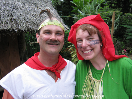 Craig and Steph dressed for a wedding