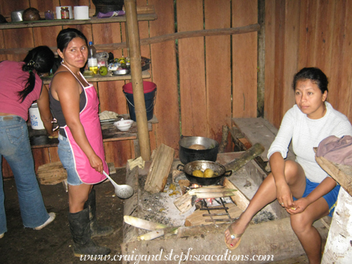 Cooking breakfast