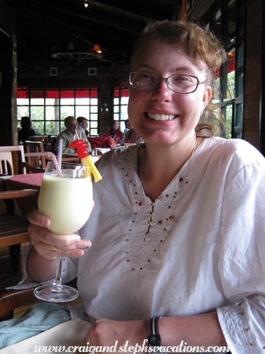 Pia colada at Clancy's