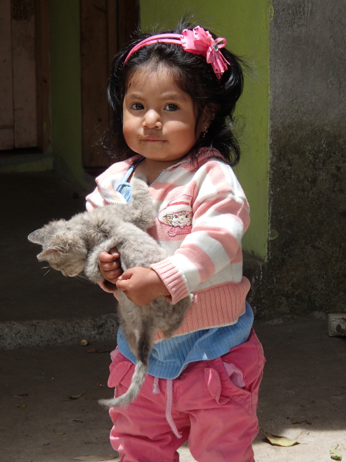 Ashley and the kitten