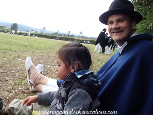 Yupanqui and Craig watch soccer