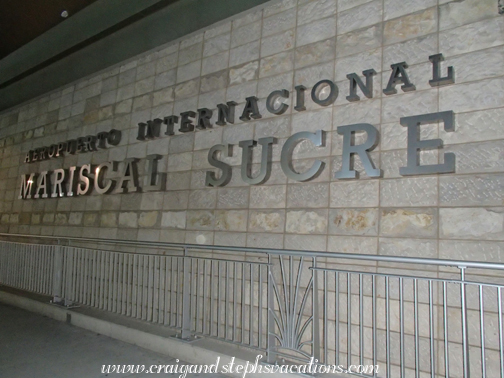 The new Mariscal Sucre International Airport outside of Quito