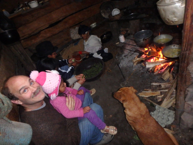 Cooking dinner in the outdoor kitchen