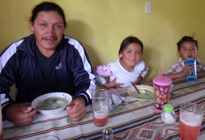 Breakfast: Antonio, Sisa, and Yupanqui