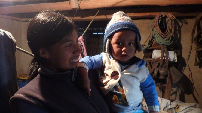 The family from whom we bought the baptism pig