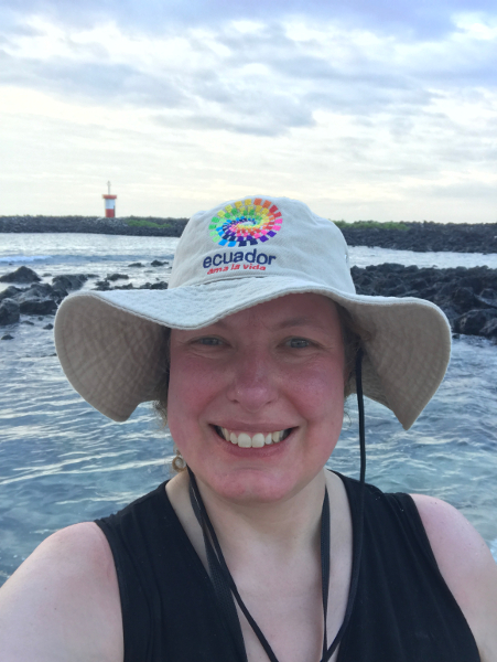 Steph at Punta Carola