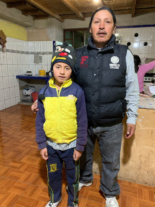 Yupanqui and Antonio preparing to spend the night at the lake