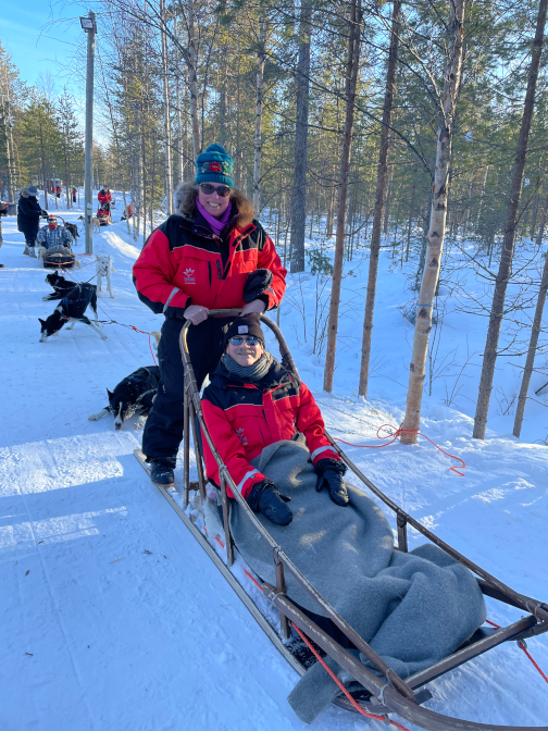 Dogsledding