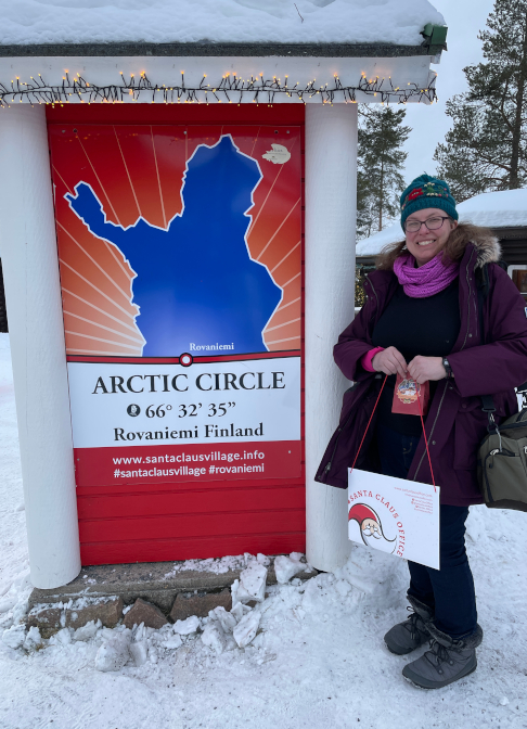 Arctic Circle in Rovaniemi