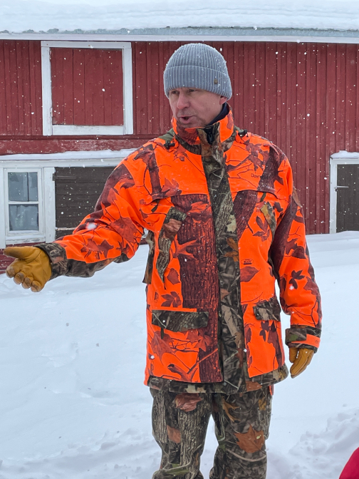 Posio father welcomes us to Palovaara