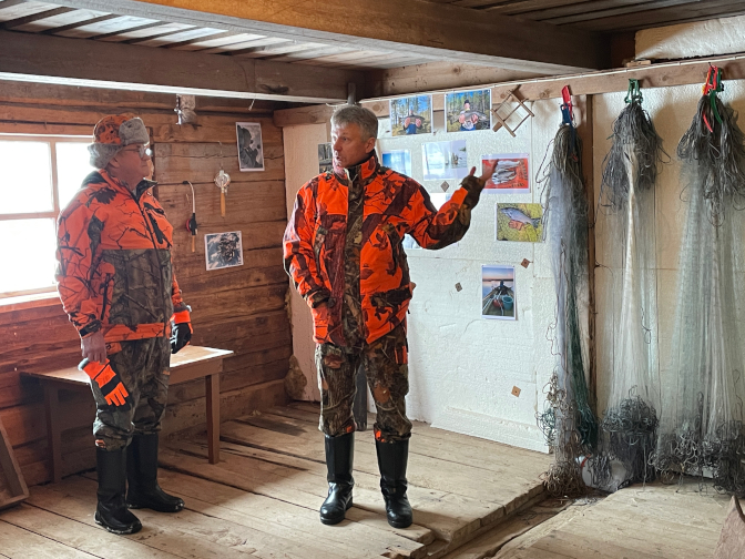 Posio grandfather and father teach us about fishing