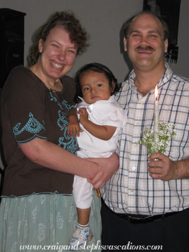 Eddy with his padrinos