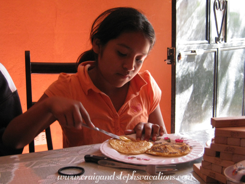 Paola at breakfast