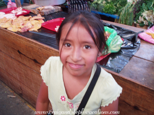 Yasmin at the market