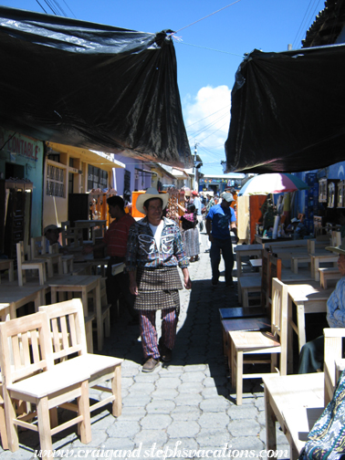 Furniture section, Solola Market