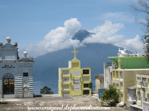 Volcan Toliman from Solola cemetery