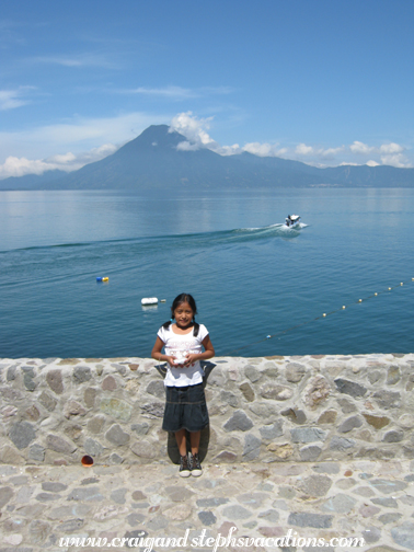 Yoselin at the lake