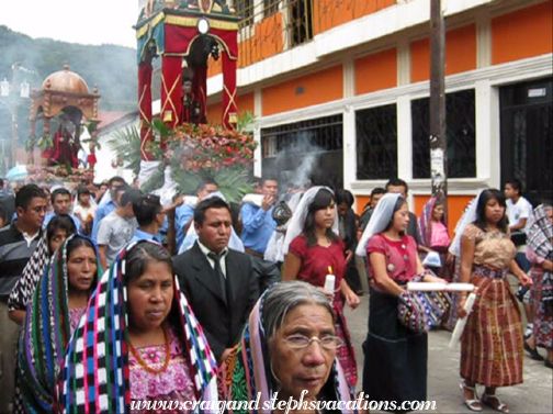 San Juan procession, San Juan la Laguna