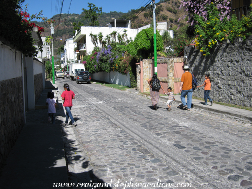 Walking to Santander Street