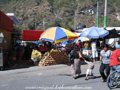 Fruit sellers at the market