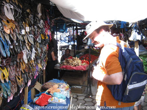 Flip-flops for sale at the market