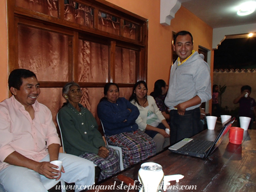 Victor, Abuela, Prisceda, Blanca, and Juan