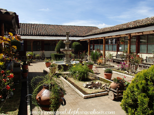 San Francisco de Asis courtyard