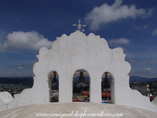 Up on the roof of San Francisco de Asis church