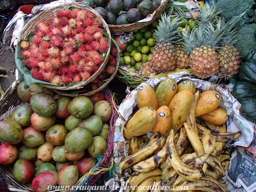 Produce at the market