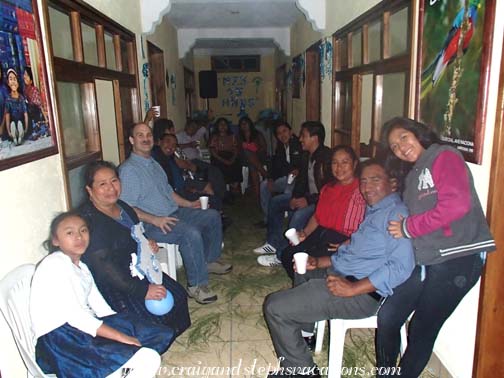 Partygoers who stayed until the wee hours