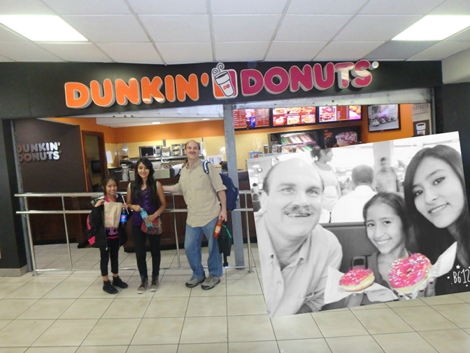 The long-awaited donuts at the Panama City Airport