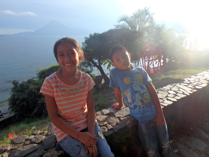 Aracely and Eddy at Lago Atitlan