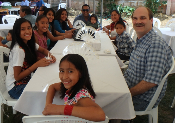 Our table at Alex and Abigail's wedding