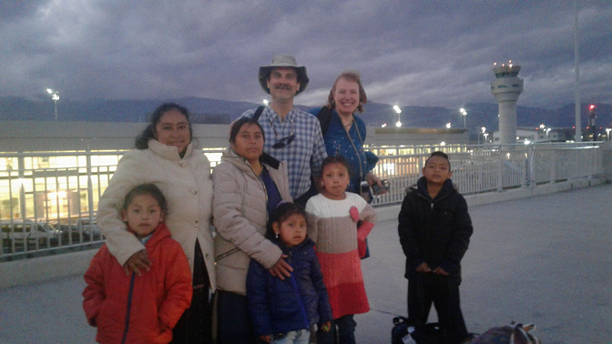 Saying goodbye to our Ecuadorian Compadres at Mariscal Sucre Airport in Quito