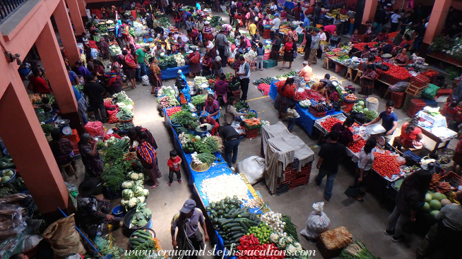 Vegetable market, Chichicastenango