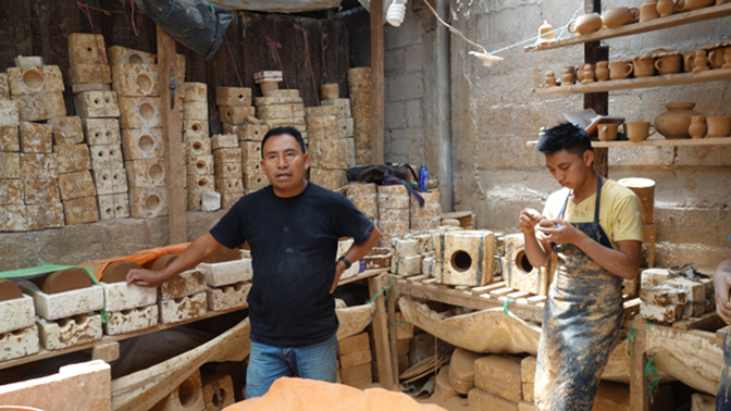 Ceramics workshop, San Antonio Palopo