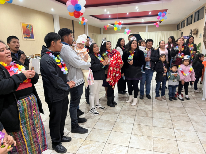 Singing happy birthday