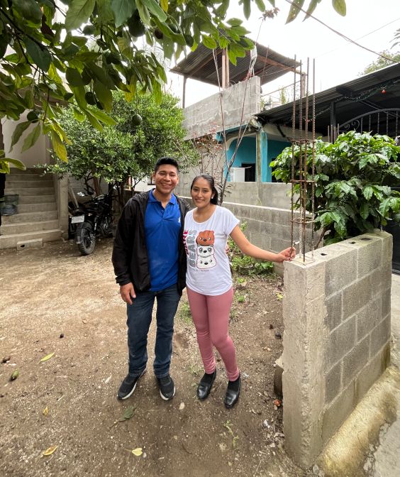 Danny and Vanesa at their property