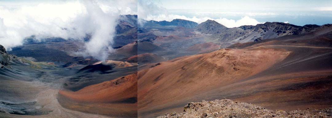 Haleakala crater