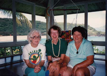 Eileen, Steph, and Lou 1990