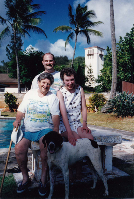 Lucille, Craig, Stephanie, and Spotsy