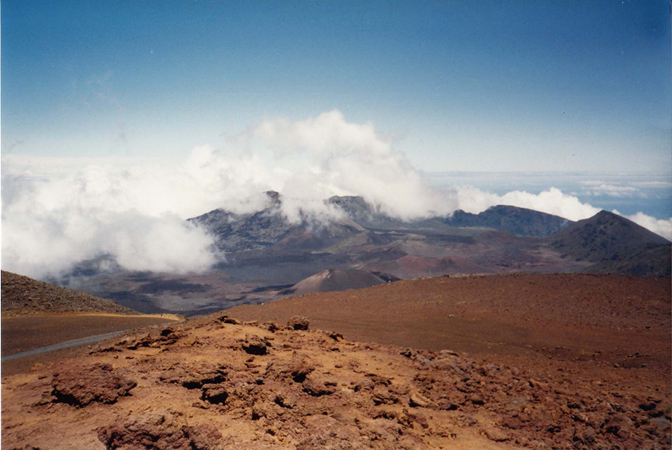 Haleakala crater