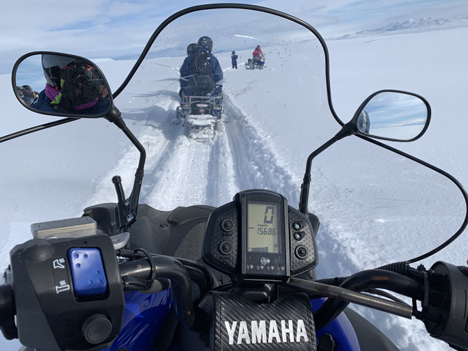 Snowmobiling at Langjökull