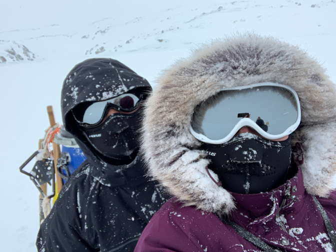 Dogsled selfie