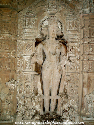 Temple interior, Khajuraho West Temple Group