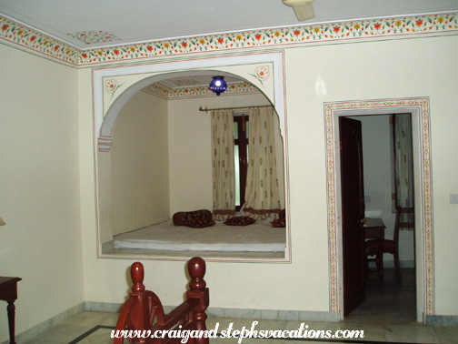 Our suite, Amar Mahal Hotel, Orchha