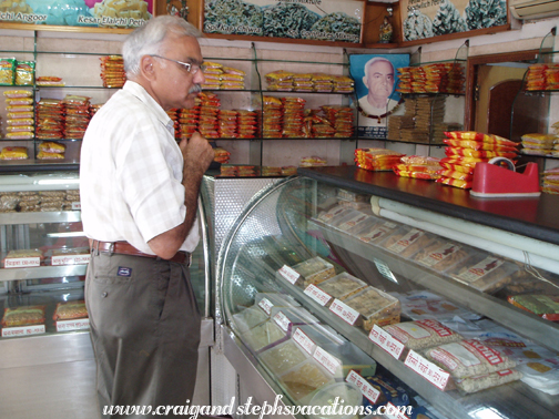 Sweet shop in Agra