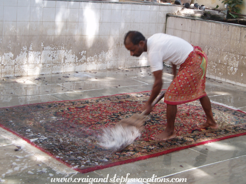 Washing carpets, Maharaja Carpets & Handicrafts