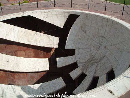 Jai Prakash at Jantar Mantar, Jaipur (for locating celestial bodies)