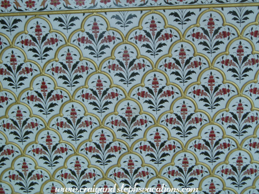 Paint detail, Junagargh Mahal